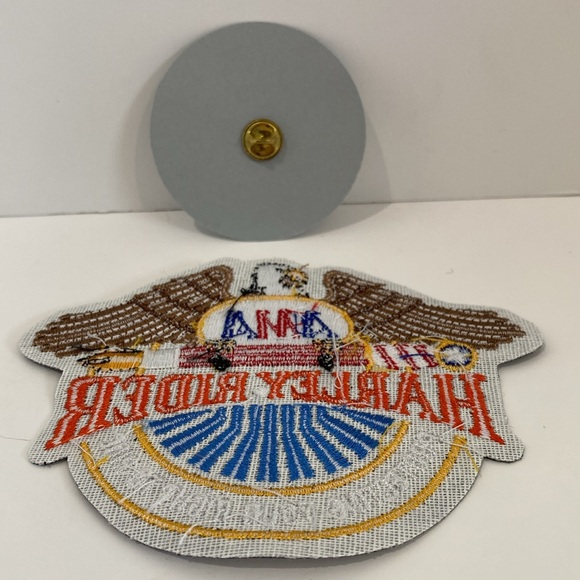AMA Harley Rider Patch with AMA Pin - Picture 2 of 4